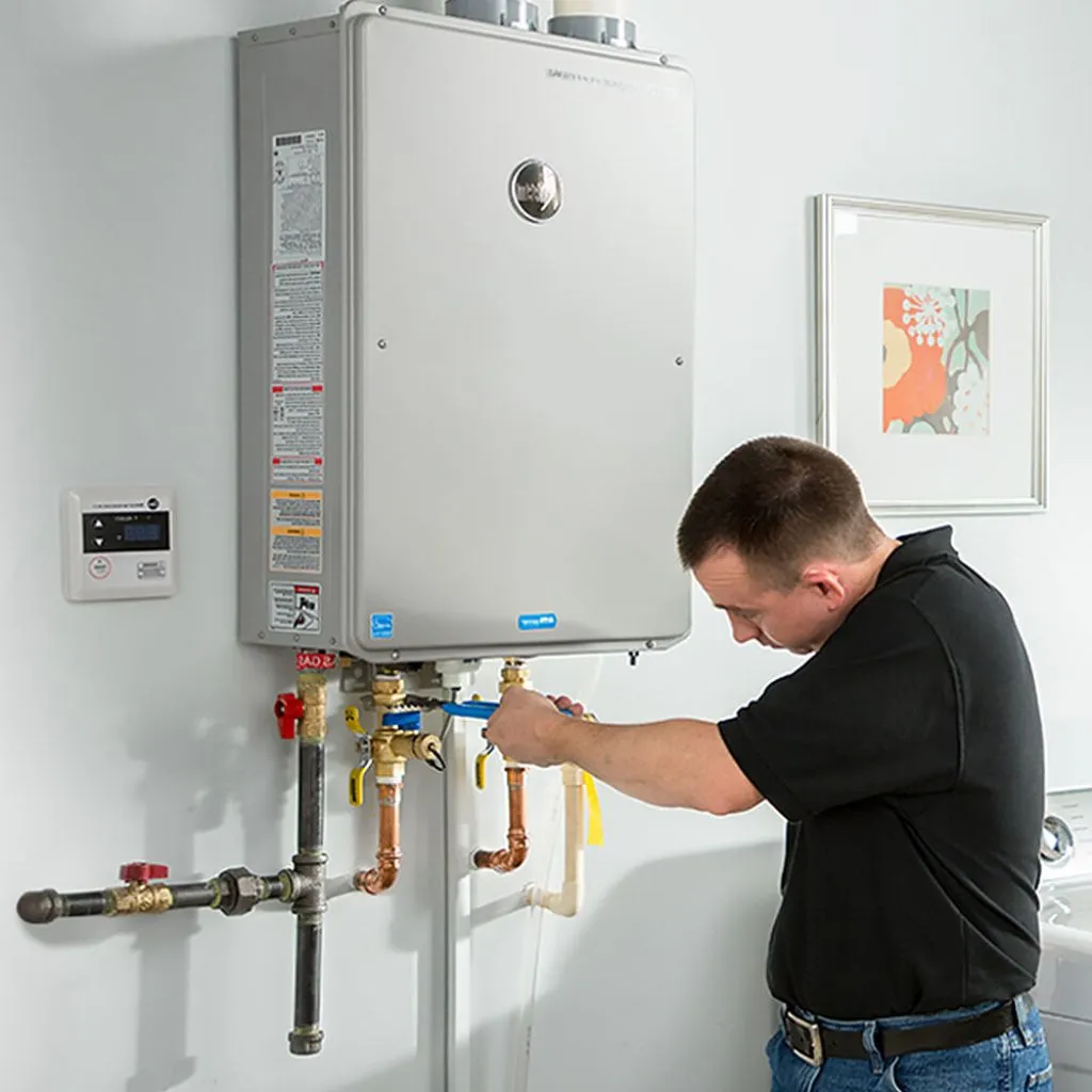 tankless water heater repair in Plaza, ND